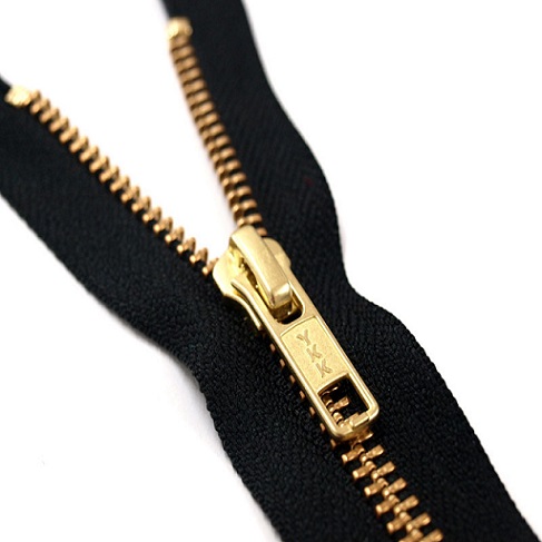 YKK Metal Jeanszipper not-dividable 4mm/15cm, Black 580